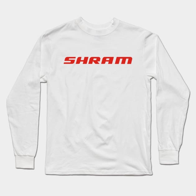 SHRAM Fake Counterfeit Logo Long Sleeve T-Shirt by Theokotos